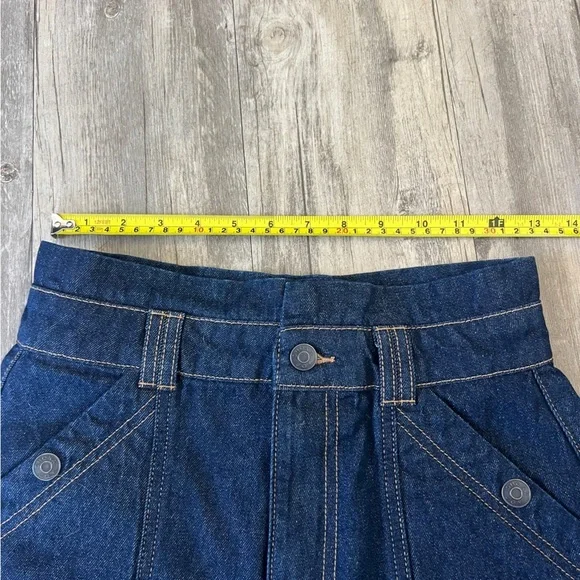 Shona Joy Rita High Waisted Flare Short and Rita Pullover Top Denim Indigo - Picture 14 of 15